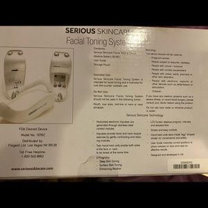 Serious skincare toning system